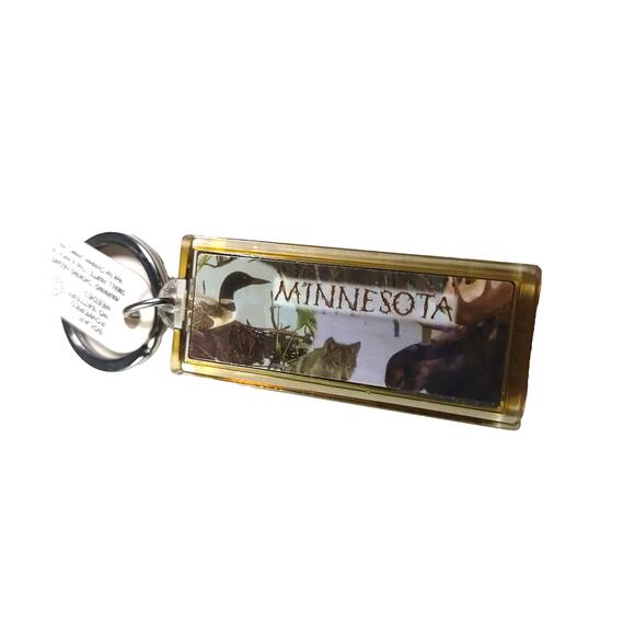 Minnesota Acrylic Keychain Solar Powered Holly - Picture 2 of 11